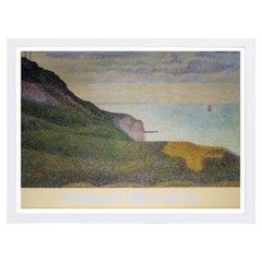 Galerie nationale d'art de Washington, affiche « Port-en-Bessin » dans un cadre blanc, 1988
