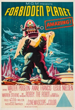 Forbidden Planet "Forbidden Planet" Unframed Poster, 1956