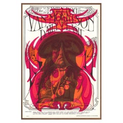 Van Morrison - Denver Dog Colorado Walnut Frame Poster, 1967