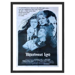 Bittersweet Love "Romantic Drama" Black Frame Poster, 1976