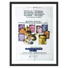 The Midnight Man "Neo-Noir Mystery" Black Frame Poster, 1974