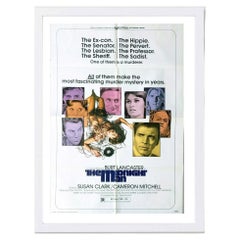 The Midnight Man "Neo-Noir Mystery" White Frame Poster, 1974