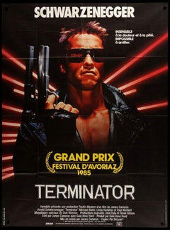 The Terminator (French) "Science Fiction" Unframed Poster, 1984
