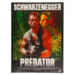 Predator (French) "Science Fiction" Unframed Poster, 1987
