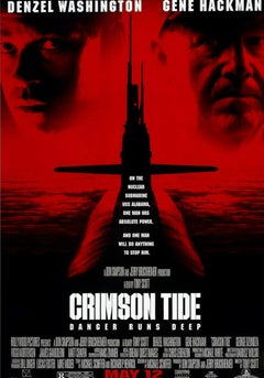 Crimson Tide "Tense Submarine Thriller" Unframed Poster, 1995