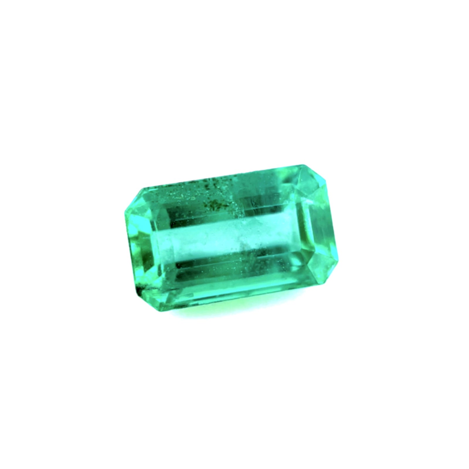 Esmeralda natural de 1,68 ct, verde vivo, talla octágono, 9,1x5,4 mm, gema rara suelta