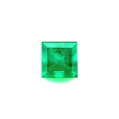 1,31ct Smeraldo naturale raro verde vivo quadrato taglio principessa 6x6mm Gemma sfusa