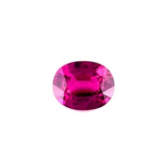 Zafiro Rosa Caliente Certificado GIA 1,07ct Piedra natural suelta de talla oval 6,8x5,4mm