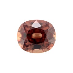 3,02ct GIA Certificado Color Cambio Granate Natural Corte Oval Espessartina Piropo