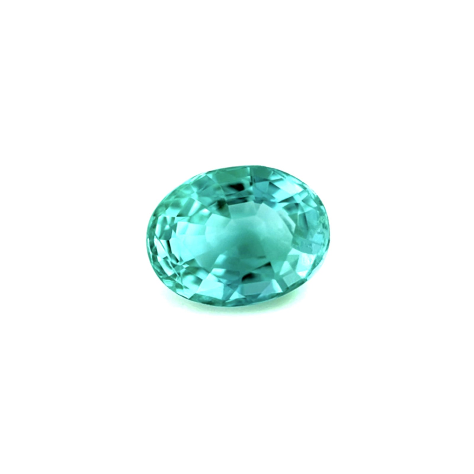 Esmeralda natural de 1,62 ct, verde azulado vivo, talla oval 8,4x6,4 mm, gema suelta en venta