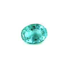 Natürlicher 1.62ct Smaragd Lebendiges Blau Grün Oval Schliff 8.4x6.4mm Loser Edelstein