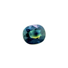 Unique 1.36ct Australian Bi Colour Sapphire GIA Certified Oval Cut Gem 7x5.8mm
