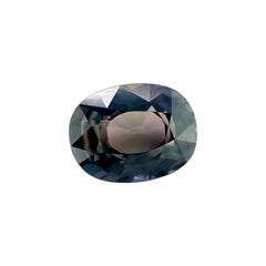 2.07ct GIA Certified Untreated Purple Sapphire Natural Oval Cut Gem 8.2x6.5mm