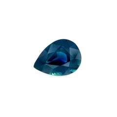 GIA zertifiziert natürliche 1,03ct tiefblau unbehandelt Saphir Birne geschnitten Edelstein 7,3x5,3mm