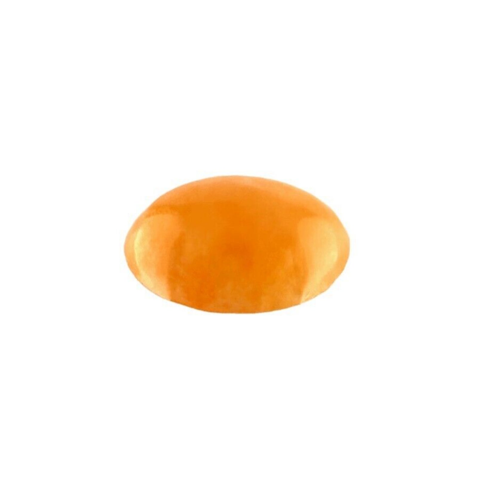 Raro 2.69ct GIA Certificado Amarillo Naranja Jadeíta Jade a Grado Oval Cab Sin Tratar en venta