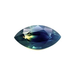 3.07ct Australian Bi Colour Sapphire GIA Certified Untreated Parti Gem 12x6.2mm