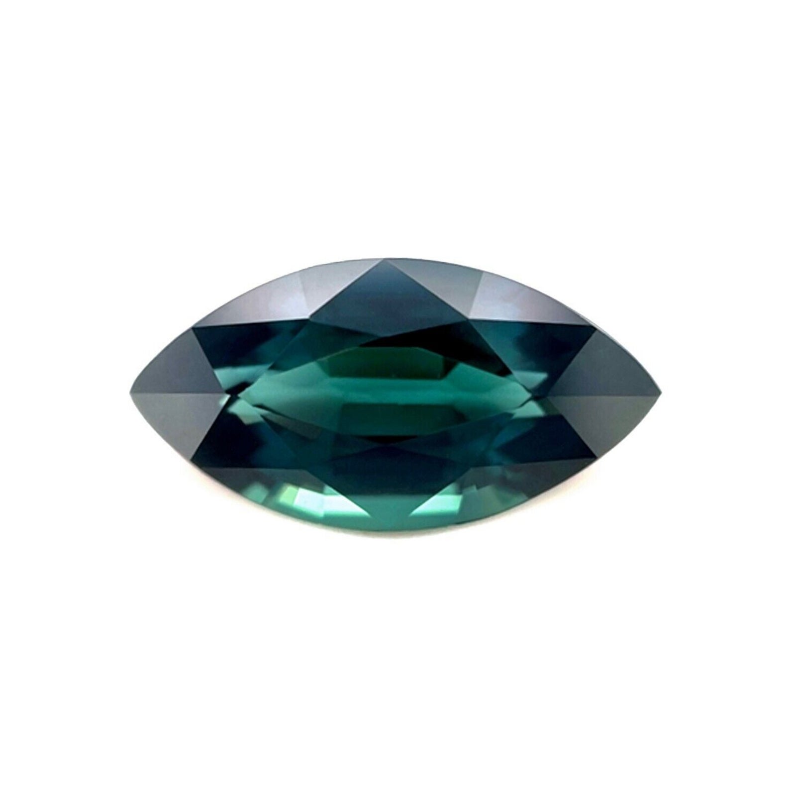 2,21 ct Zafiro Azul Profundo Certificado GIA Talla Navette Marquesa 11,9x4mm en venta