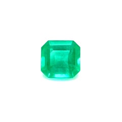 Natürlicher 1.15ct Smaragd Seltener Lebendiger Grüner Oktagon Schliff 6.1 X 5.1mm Loser Edelstein