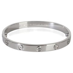 Cartier White Gold  Love Bracelet