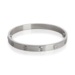 Cartier White Gold  Love Bracelet