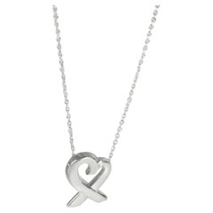 Tiffany & Co. Sterling Silver  Paloma Picasso Loving Heart Pendant