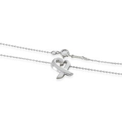 Tiffany & Co. Sterling Silver  Paloma Picasso Loving Heart Pendant
