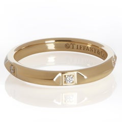 Tiffany & Co. Yellow Gold Diamond Tiffany True Band