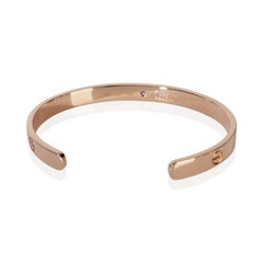 Cartier Rose Gold Pink Sapphire Love Cuff Bracelet