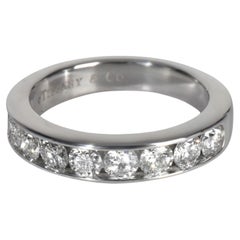 Tiffany & Co. Platinum Diamond Channel Set Band