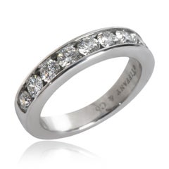 Tiffany & Co. Platinum Diamond Channel Set Band