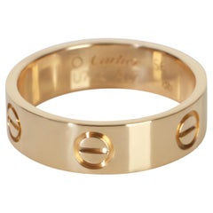 Or jaune de Cartier  Anneau d'amour