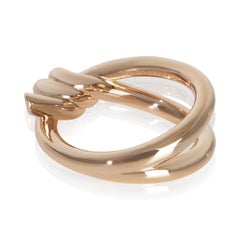 Tiffany & Co. Rose Gold  Double Row Knot Ring
