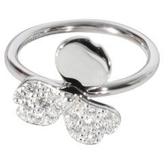 Tiffany & Co. Paper Flowers Diamond Ring in Platinum 0.16 CTW