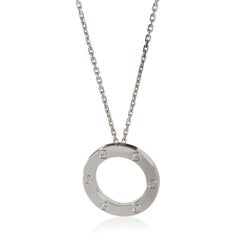 Or blanc de Cartier Collier d'amour