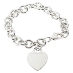 Tiffany & Co. Sterling Silver Heart Tag Bracelet