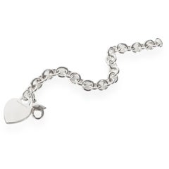 Tiffany & Co. Sterling Silver Heart Tag Bracelet