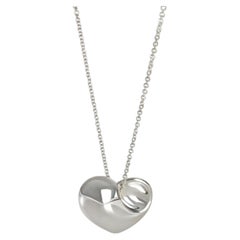 Tiffany & Co. Sterling Silver  Folded Heart Pendant