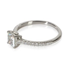 Tiffany & Co. 0.74 ct Princess Diamond Novo Engagement Ring