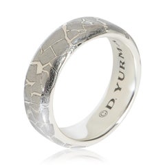 David Yurman Sterling Silver  Streamline Meteorite Band