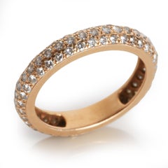 Cartier Rose Gold Diamond 150th Anniversary Band