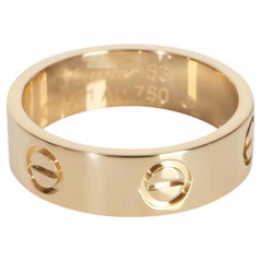 Or jaune de Cartier  Anneau d'amour