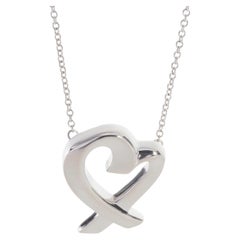 Tiffany & Co. Sterling Silver  Paloma Picasso Loving Heart Pendant
