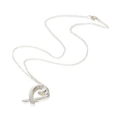 Tiffany & Co. Sterling Silver  Paloma Picasso Loving Heart Pendant