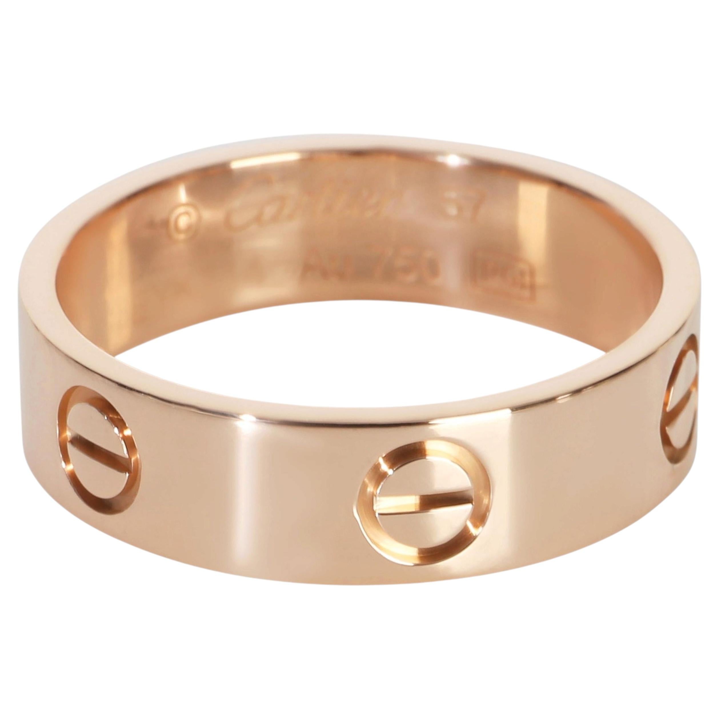 Cartier Rose Gold  Love Ring