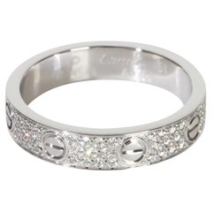 Cartier White Gold Diamond Small Model Love Ring