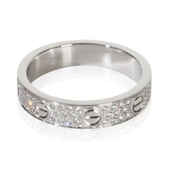 Cartier White Gold Diamond Small Model Love Ring