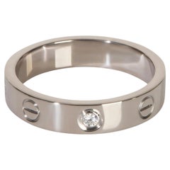 Cartier White Gold Diamond Small Model Love Ring
