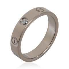 Cartier White Gold Diamond Small Model Love Ring