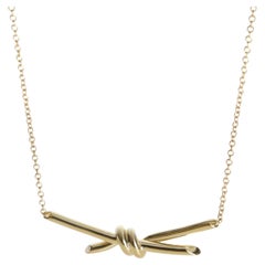 Tiffany & Co. Yellow Gold  Knot Necklace