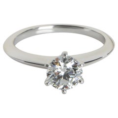 Tiffany & Co. 0.84 ct Round Brilliant Diamond Engagement Ring